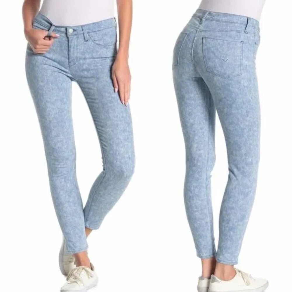 Light Wash Super Skinny Jeans Mid Rise Nico by Hudson Size 26 Ankle Length Vapor